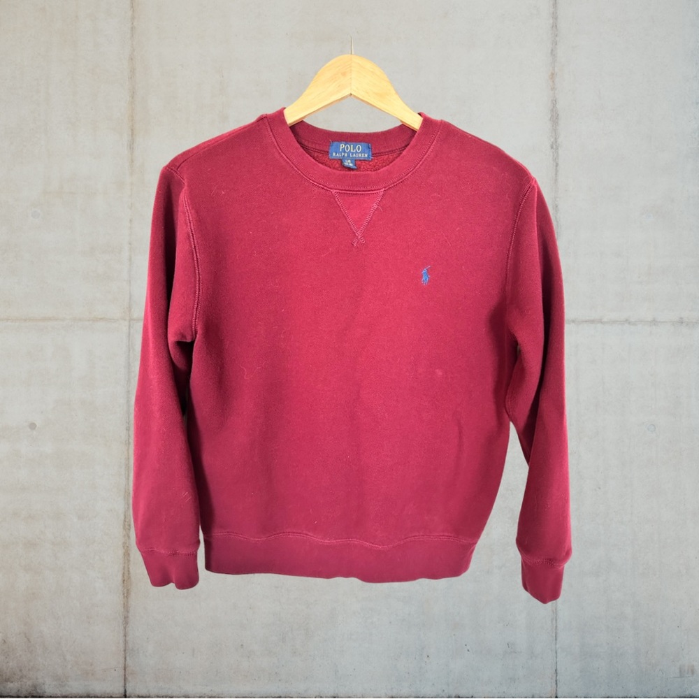 Polo burgundy sweatshirt SZ 14